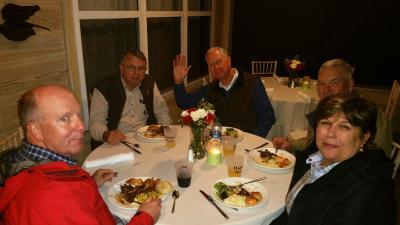 Board Dinner Sandi and Rocker Channell Jack Kilgore Greg Post Lloyd Newberry